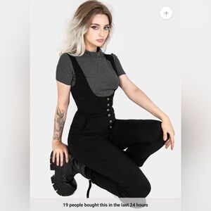 NWT Disturbia Alicia Tailored Suspender Jumpsuit size 2